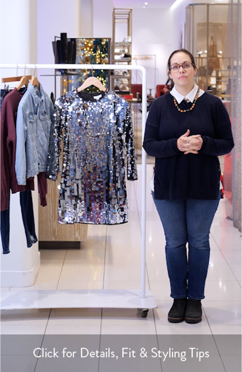 Kids
 Paillette Long Sleeve Dress, sales video thumbnail