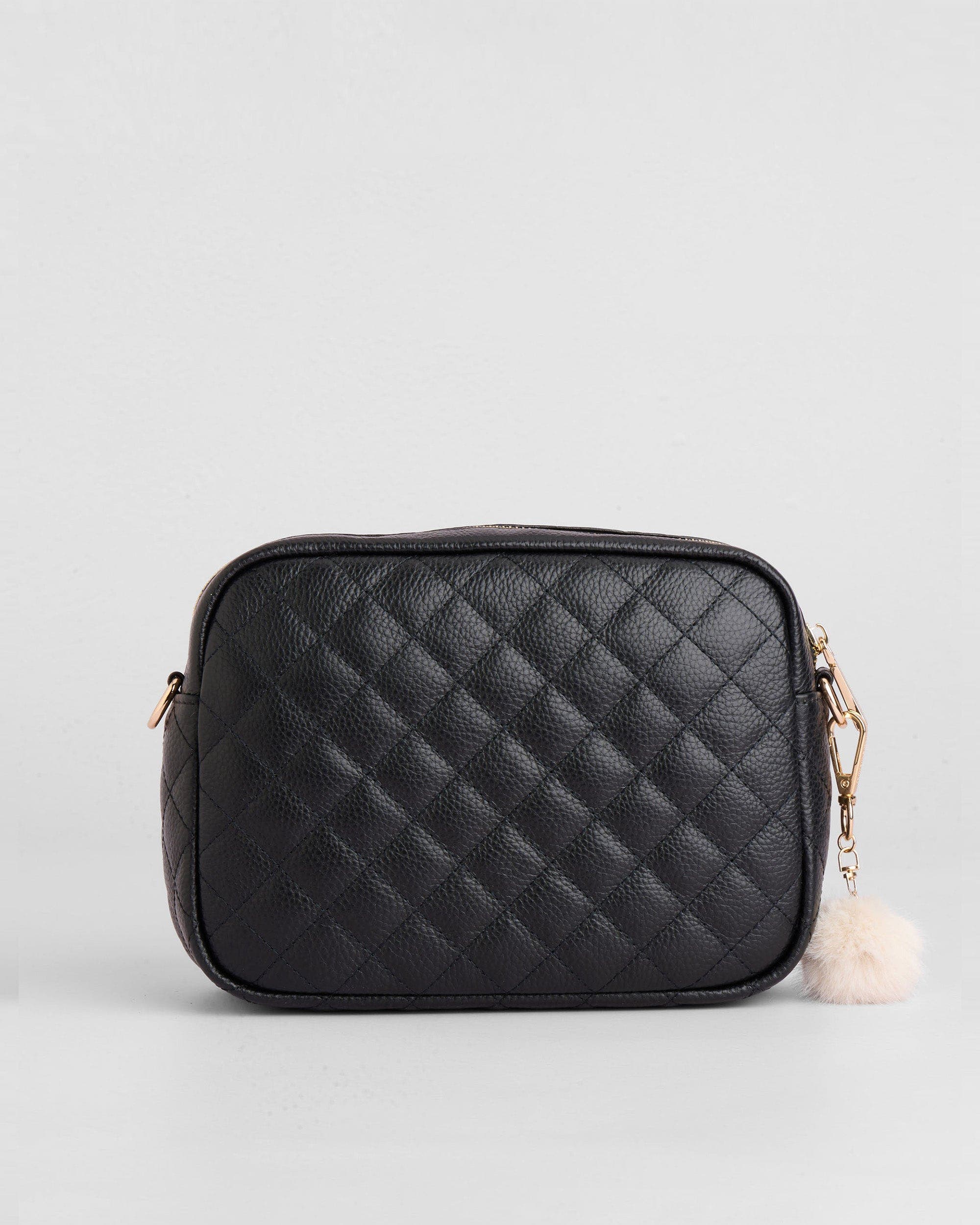 Original Plus Crossbody Bag, Alternate, color, Black Quilted