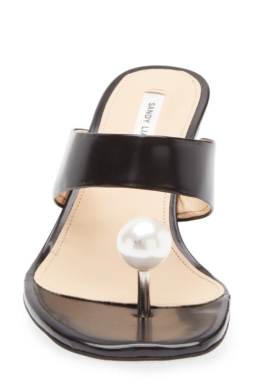 Sandy Liang Pearl Slide Sandal In Animal Print
