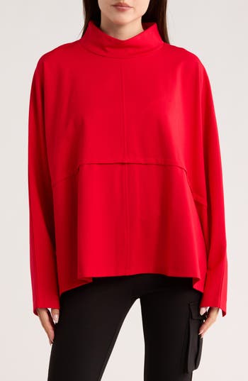Patrizia Luca Oversized Sweatshirt In Red
