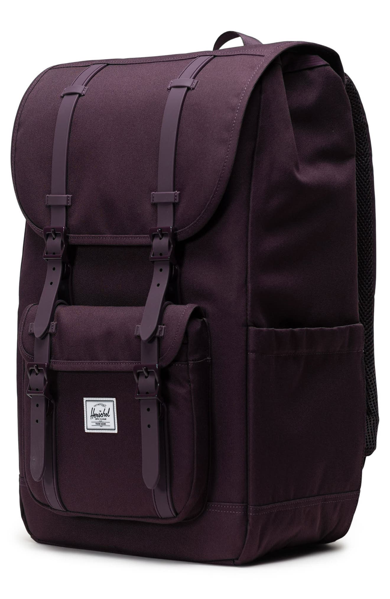 Little America Recycled Polyester Backpack, Alternate, color, PLUM PERFECT
