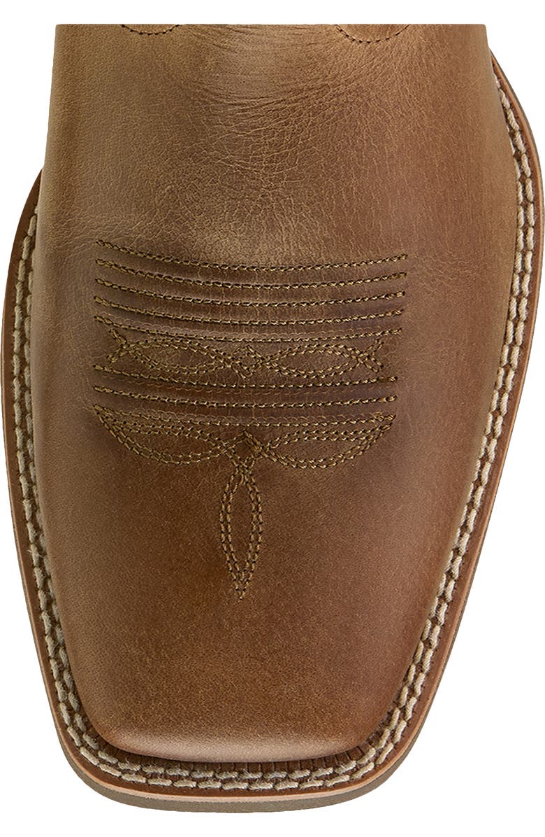 Ariat Sport Steer Skull Wide Square Toe Cowboy Boot, Alternate, color, Brown