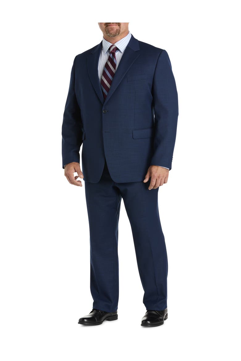 Big & Tall Classic Suit Pants, Alternate, color, NAVY