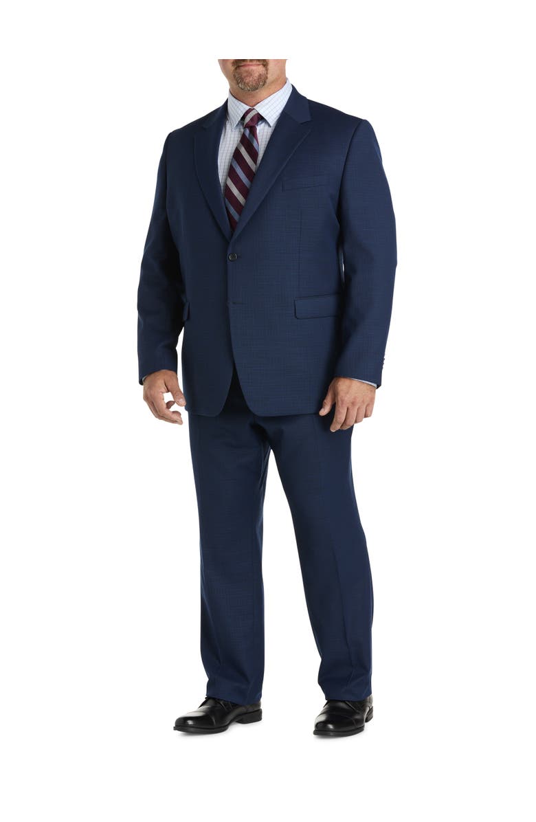 JV Reflex Big & Tall Classic Suit Pants, Alternate, color, Navy