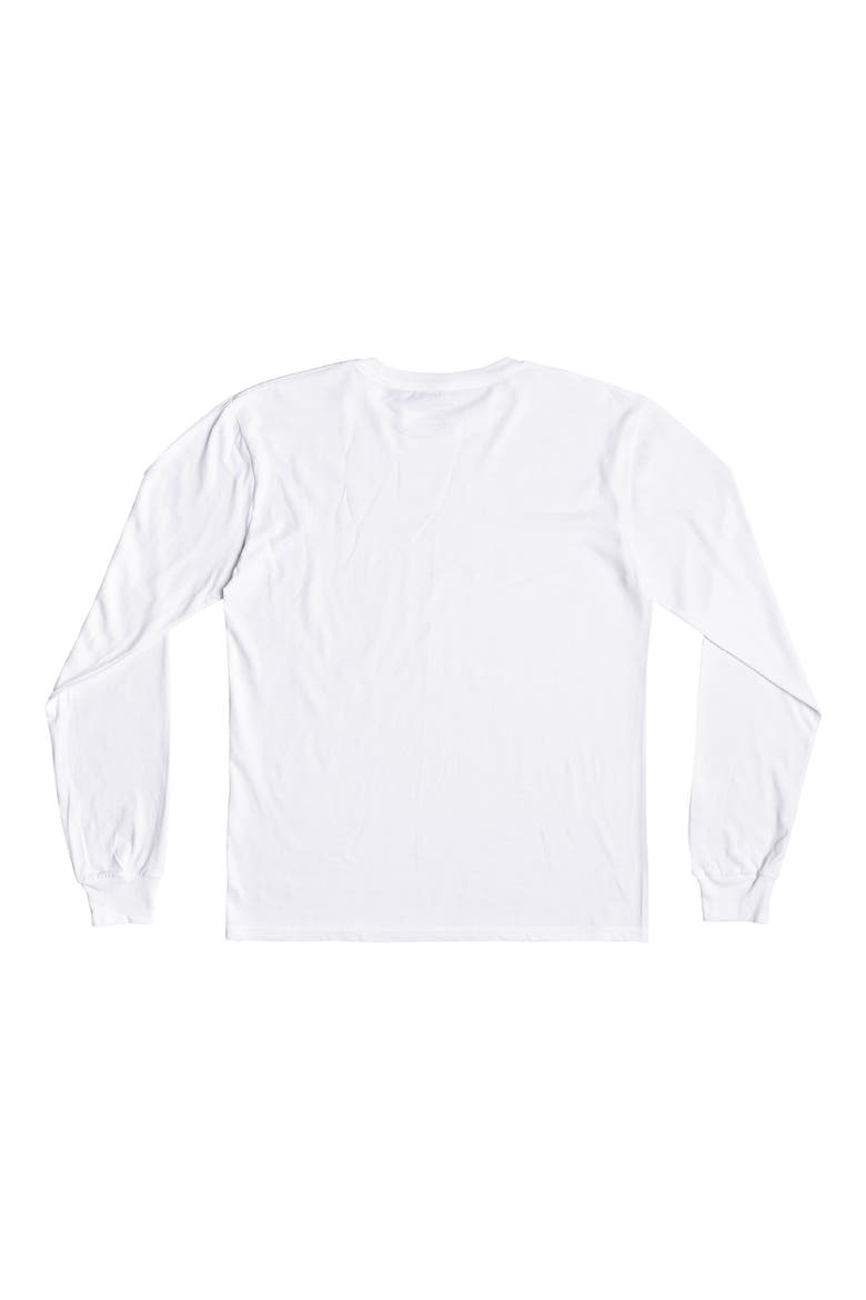Kids' Gen X Long Sleeve Cotton Graphic Tee, Alternate, color, WHITE