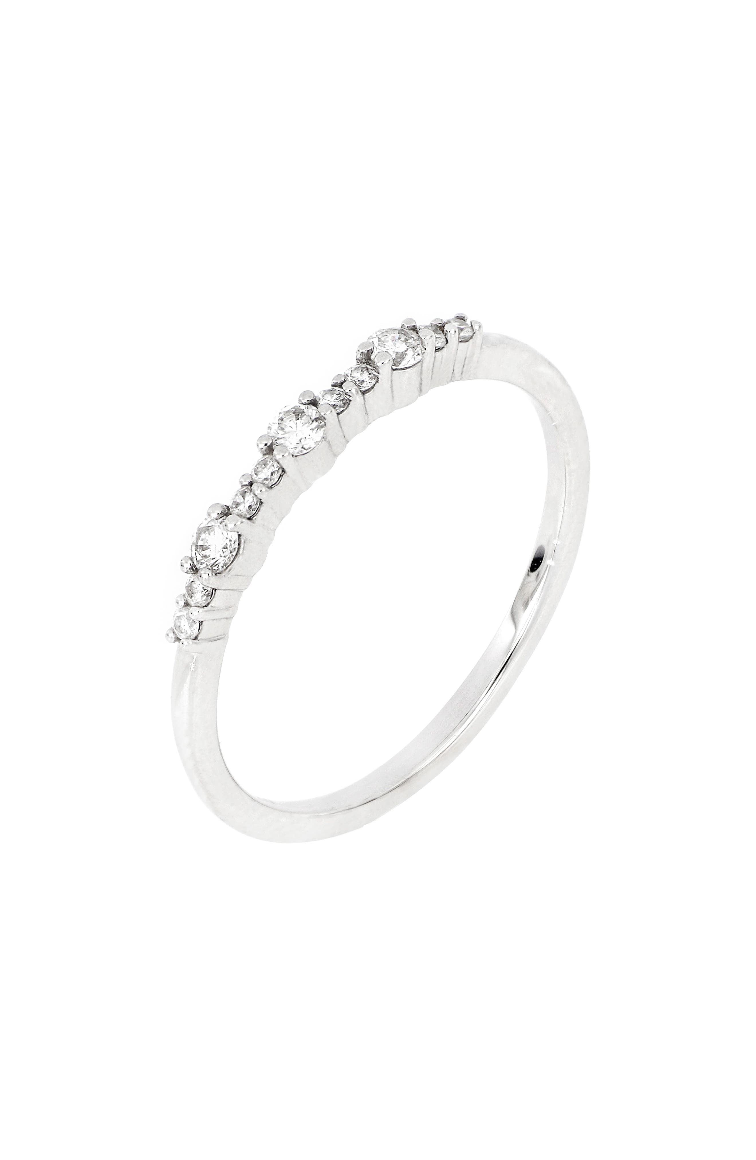 Bony Levy Liora Graduated Diamond Ring (Nordstrom Exclusive)
