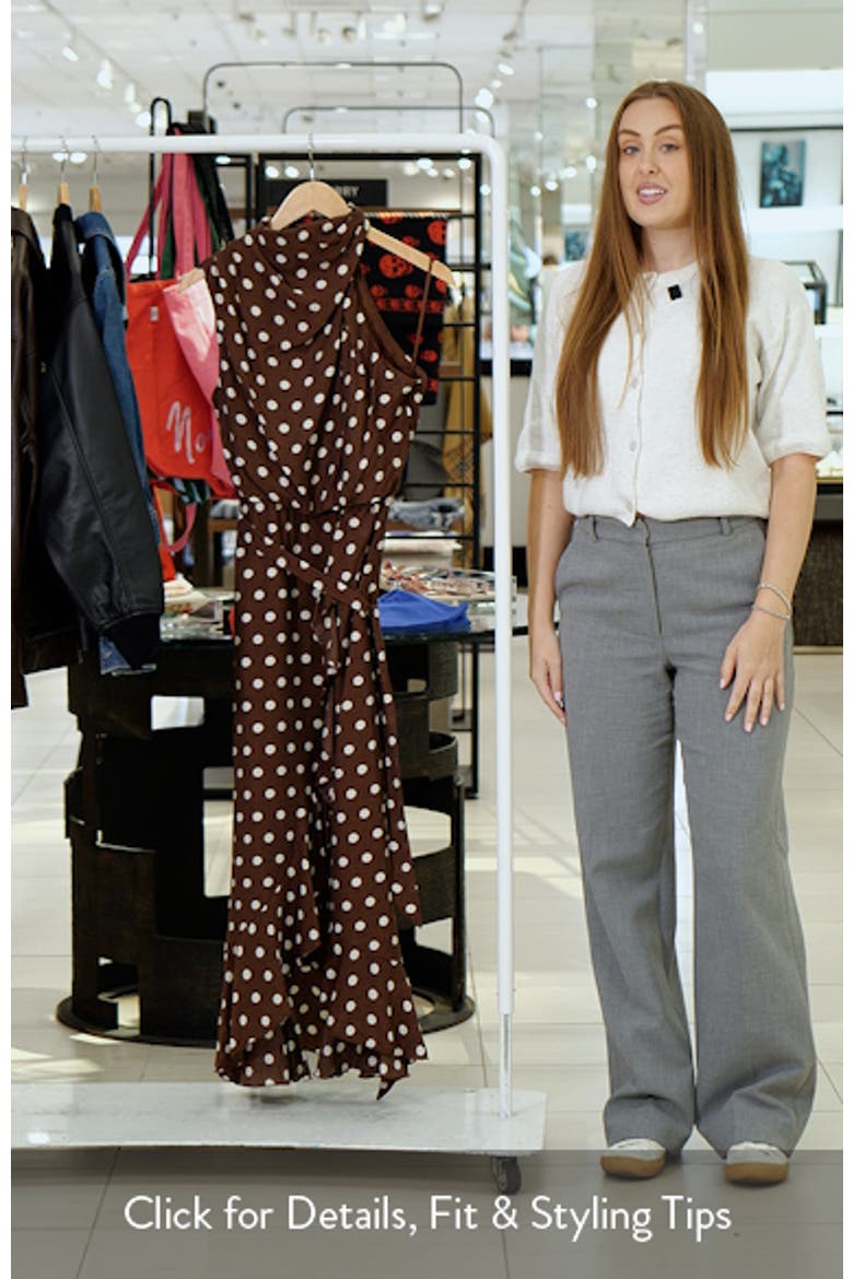 Olana Polka Dot Midi Dress video