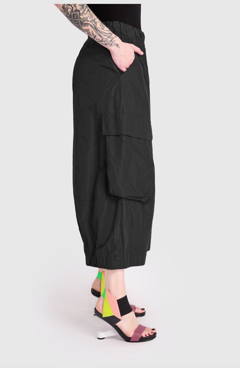 Alembika Swish Wide Cargo Pants, Alternate, color, Black