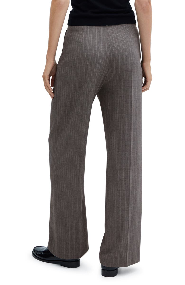 MANGO Pinstripe Suit Pants, Alternate, color, 
