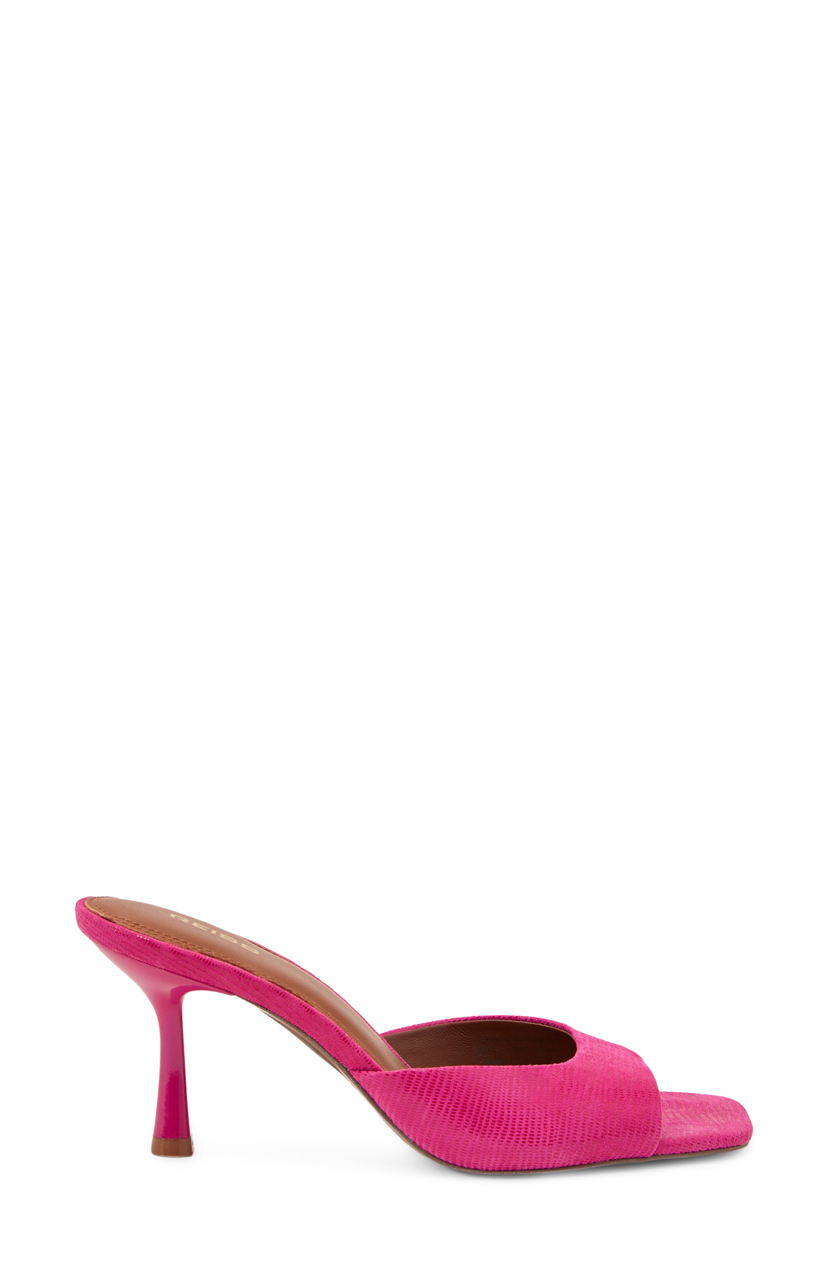 Reiss Yasmin Slide Sandal, Alternate, color, Pink