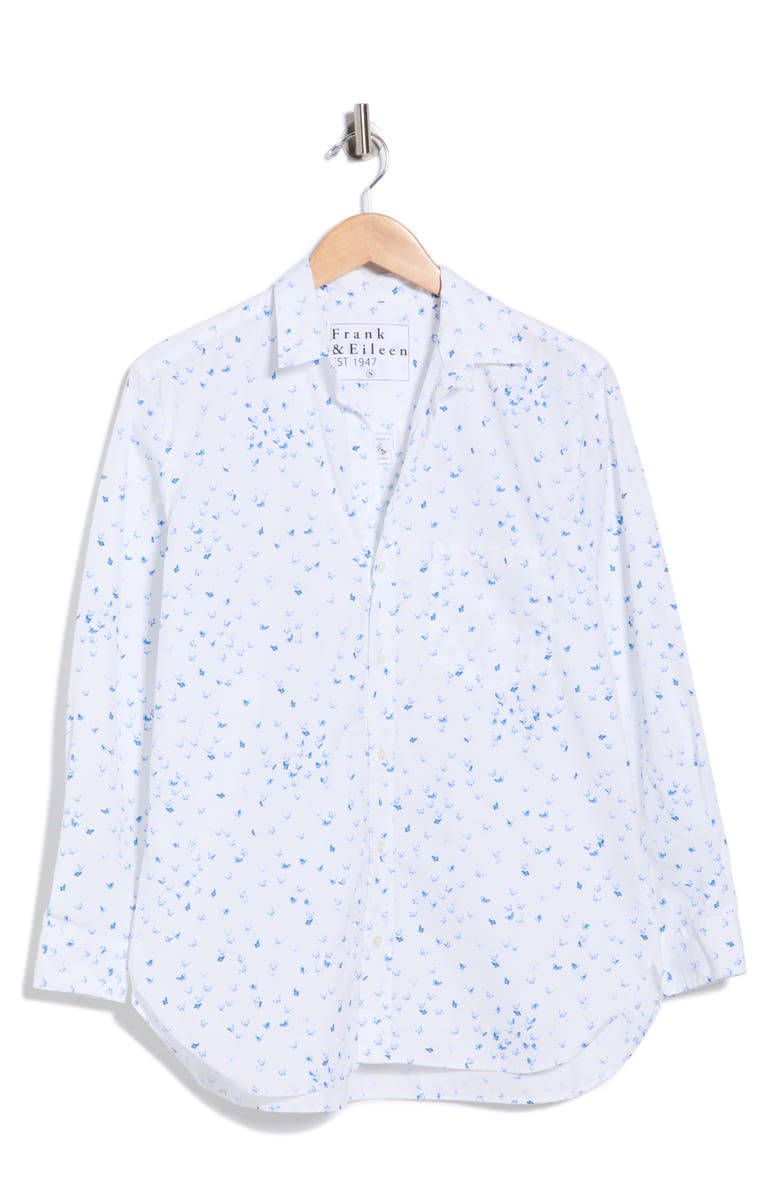 Frank & Eileen Relaxed Fit Cotton Button-Up Shirt, Main, color, Butterflies