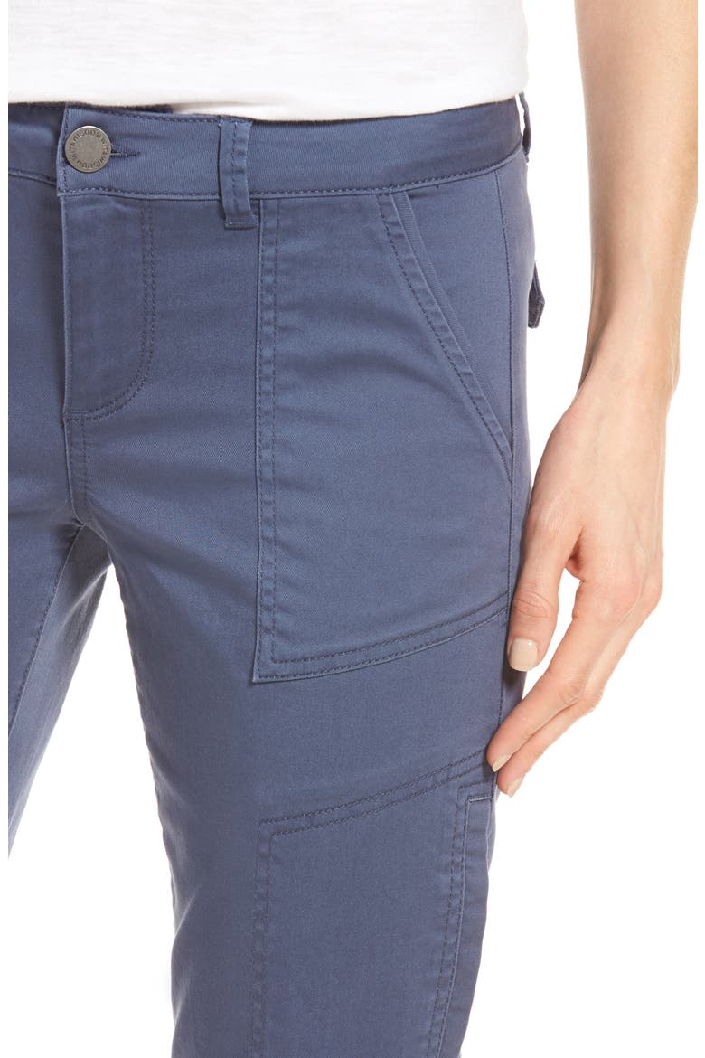 Skinny Cargo Pants (Nordstrom Exclusive), Alternate, color, SLATE