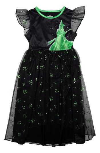 Ame Kids' Elphaba Nightgown In Black