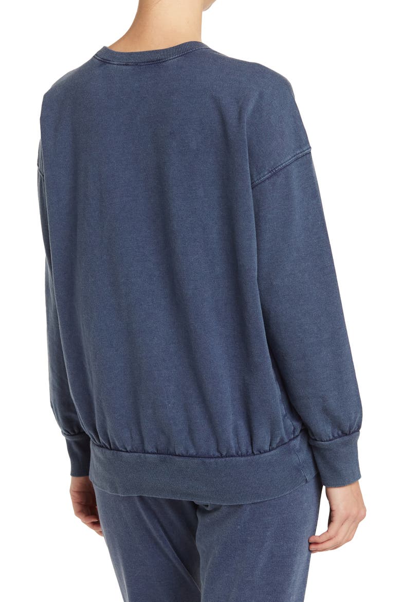 Pike Washed Crew Neck Sweater, Alternate, color, NAVY PEACOAT