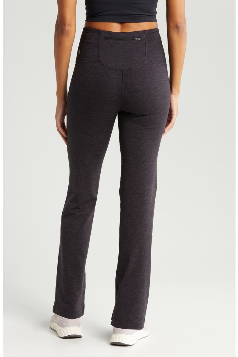 Cozy Tech High Waist Performance Leggings, Alternate, color, BLACK