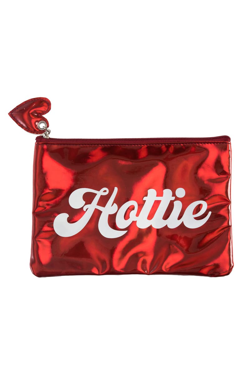 Totalee Gift Hottie Metallic Bag Plastic Red, Main, color, Red