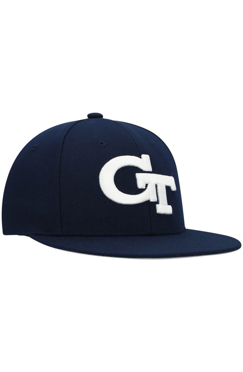 adidas Men's adidas Navy Georgia Tech Yellow Jackets On-Field Baseball Fitted Hat, Alternate, color, Navy