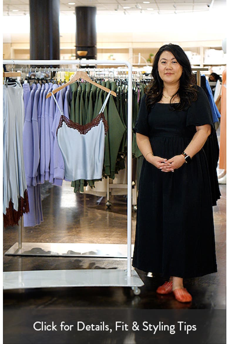 Lace Detail Silk Camisole video
