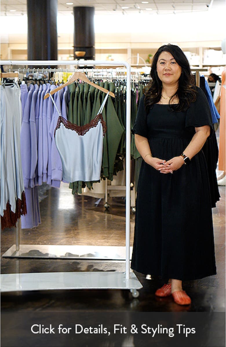 Lace Detail Silk Camisole, sales video thumbnail