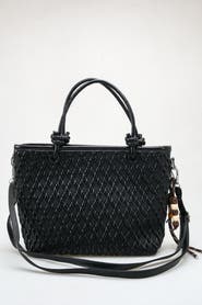 Prologue Shoes Cienna Woven Top Handle Bag