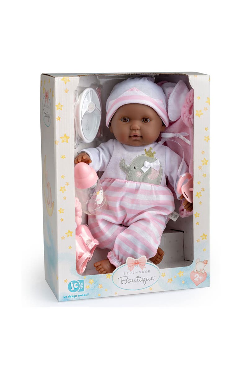 JC Toys African American  Baby Doll, Alternate, color, Pink