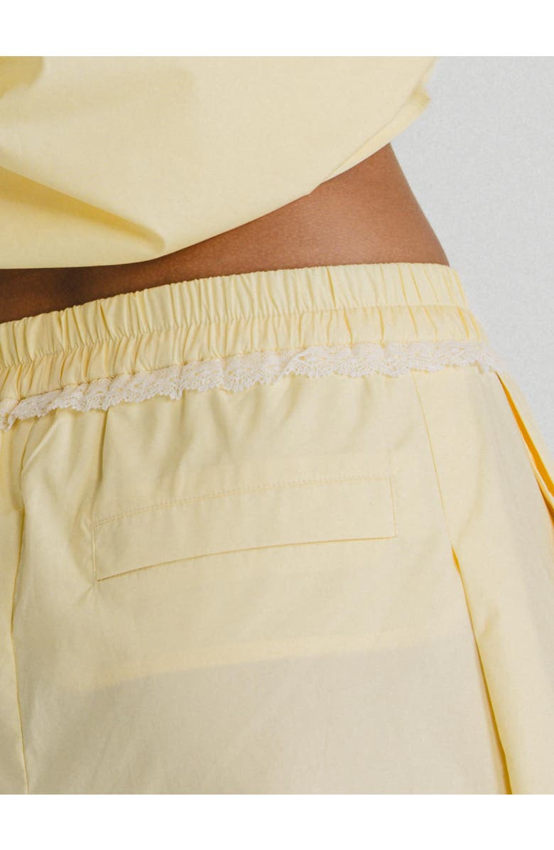 Alas Cotton Poplin Pants, Alternate, color, Butter Yellow