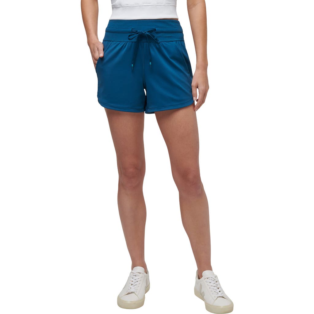 Travismathew Moveknit Drawstring Shorts In Brown