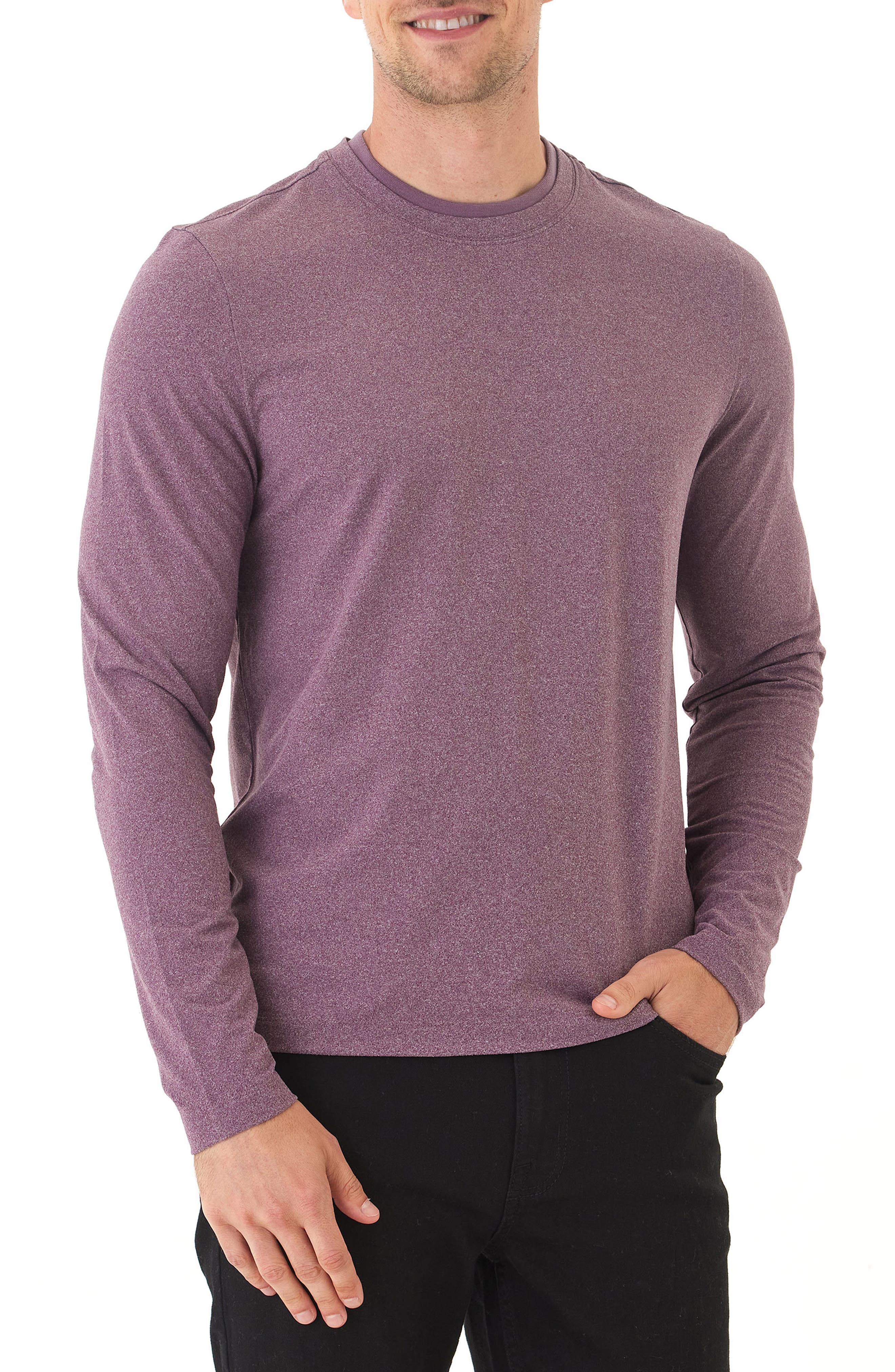 Parker Heather Luxe Long Sleeve T-Shirt - image 3