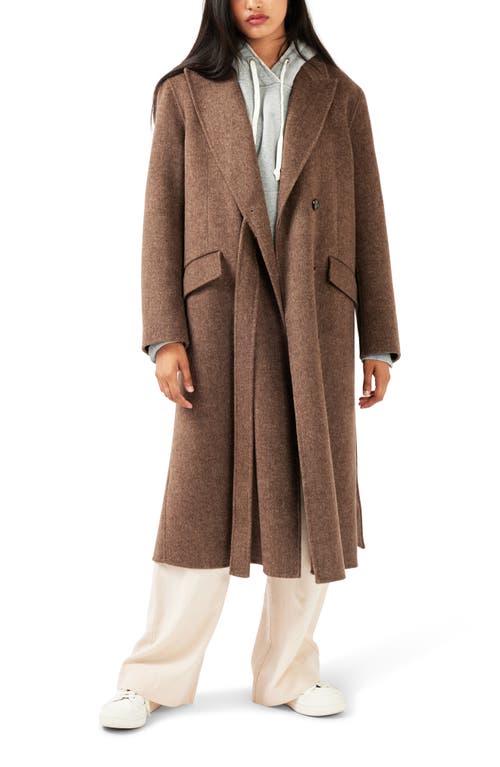 BELLE & BLOOM BELLE & BLOOM RIGHT THERE SIDE TIE WOOL BLEND COAT