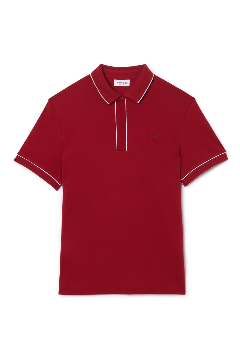 Regular Fit Tipped Piqué Polo, Alternate, color, IXX ORA