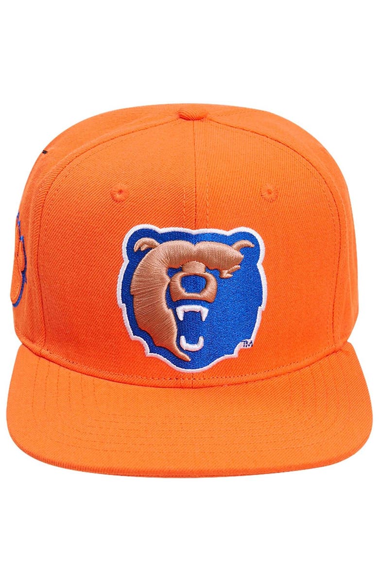 PRO STANDARD Men's Pro Standard  Orange Morgan State Bears Evergreen Mascot Snapback Hat, Alternate, color, 