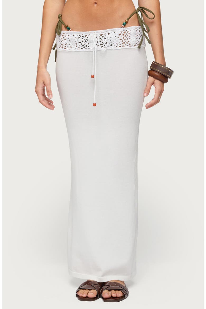 Maven Cover-Up Skirt, Main, color, WHITE