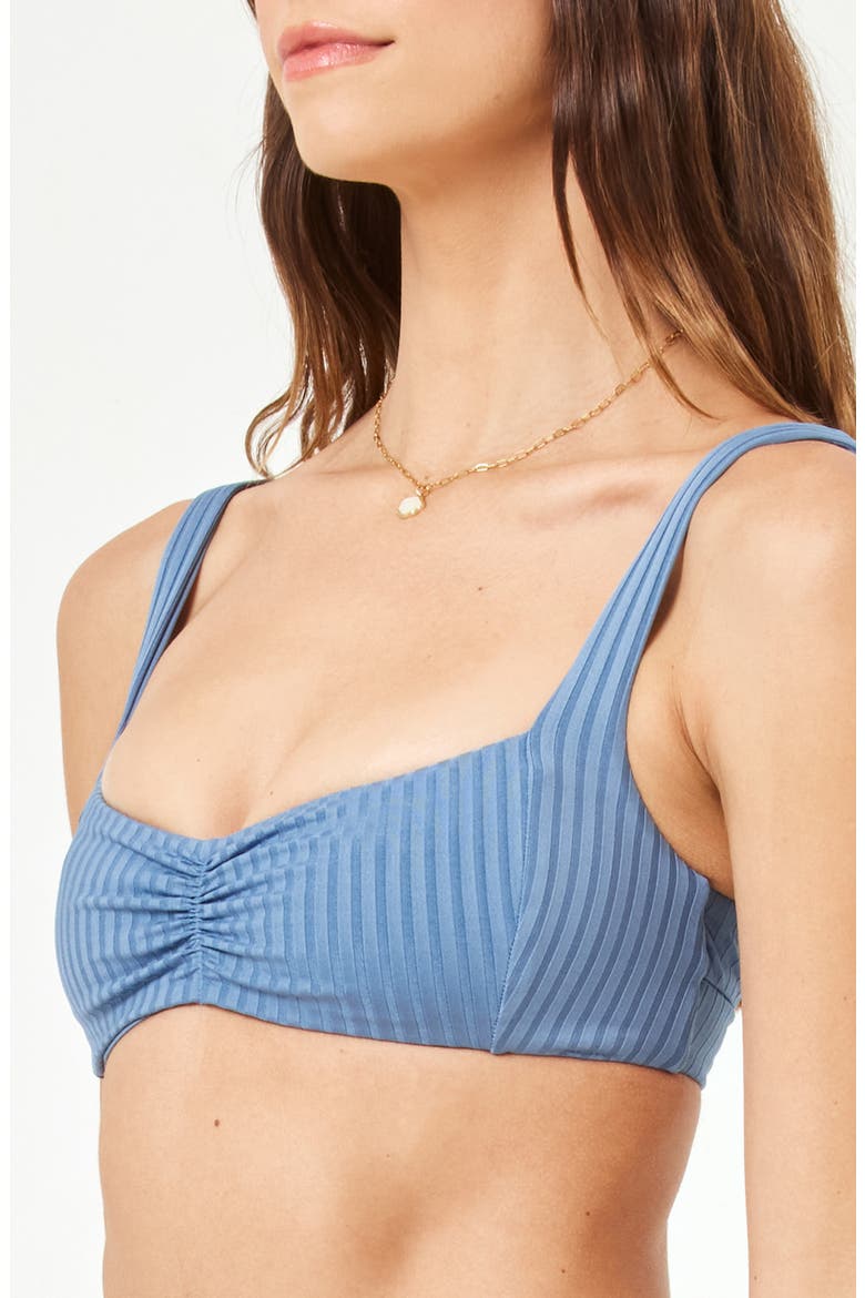 Effie Cutout Bikini Top, Alternate, color, BALTIC