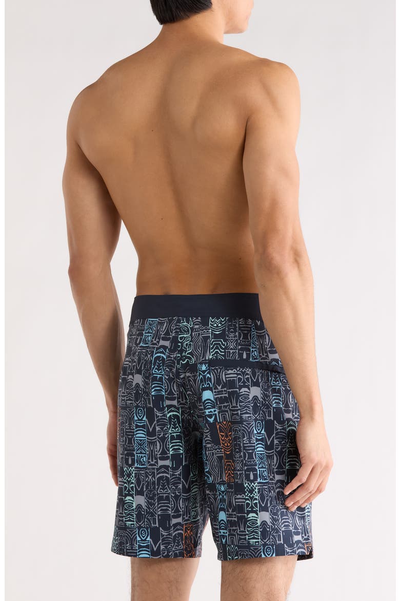 Hamakua Swim Trunks, Alternate, color, TOTAL ECLIPSE