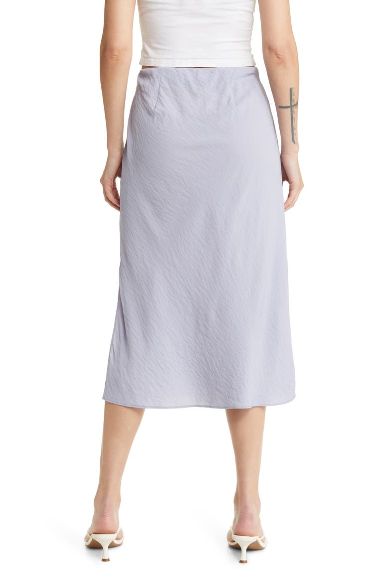 Crinkled Satin Slip Skirt, Alternate, color, DISTANT PERIWINKLE