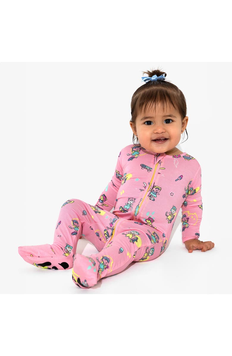 Bellabu Bear Baby Skater Kitty Convertible Footie, Alternate, color, Skater Kitty