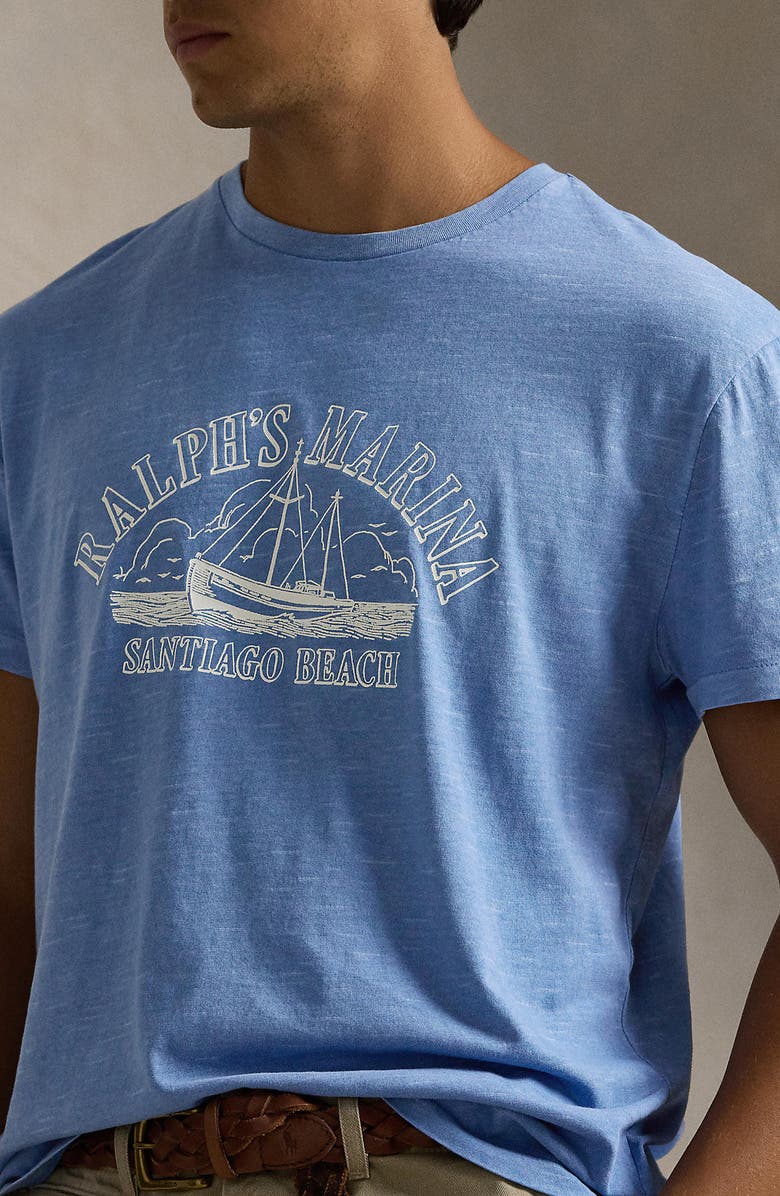 Polo Ralph Lauren Ralph's Marina Santiago Beach Graphic T-Shirt, Alternate, color, 