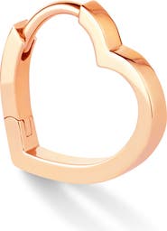 REPOSSI Antifer Single Heart Hoop Earring
