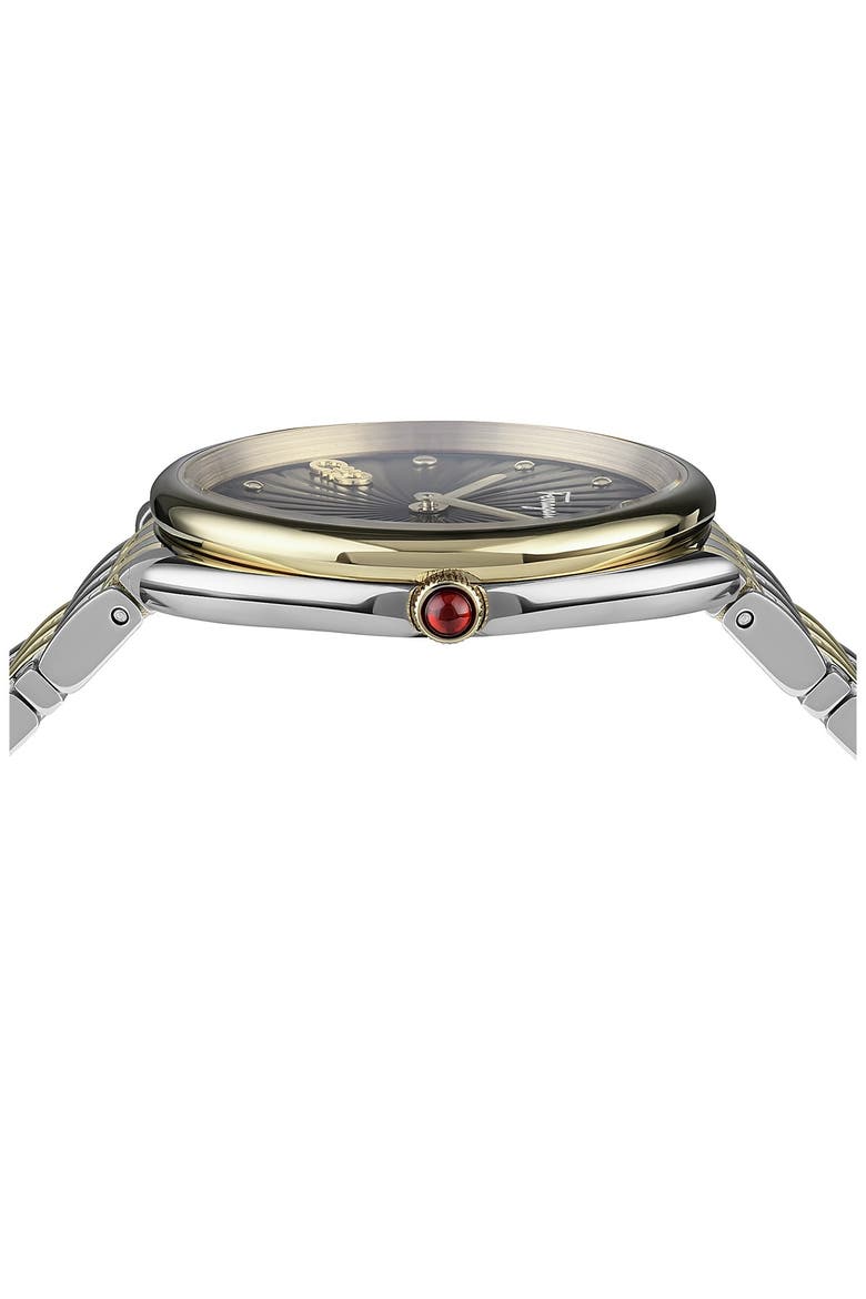 Men's Cuir Watch, 34mm, Alternate, color, TWO TONE