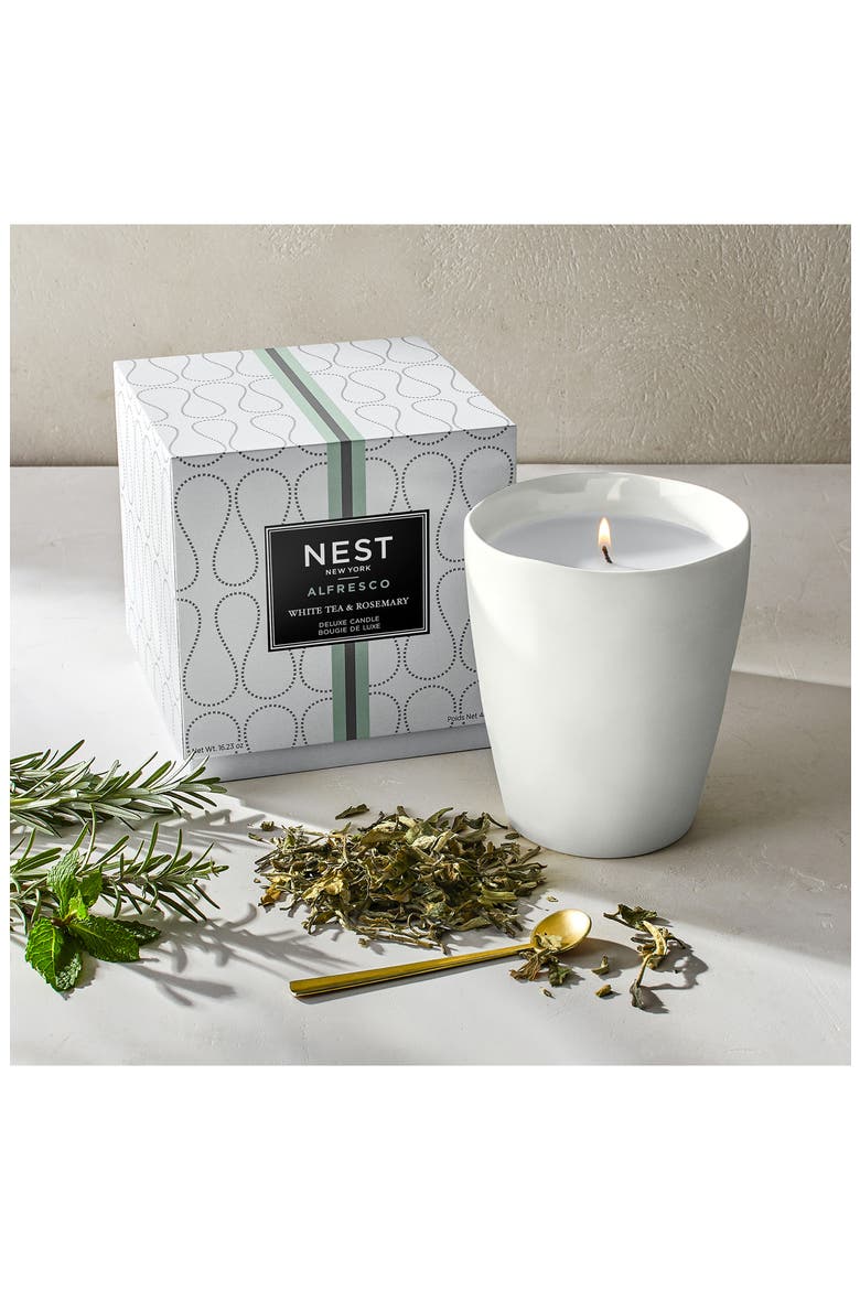 White Tea & Rosemary Classic Candle (Limited Edition), Main, color, NO COLOR