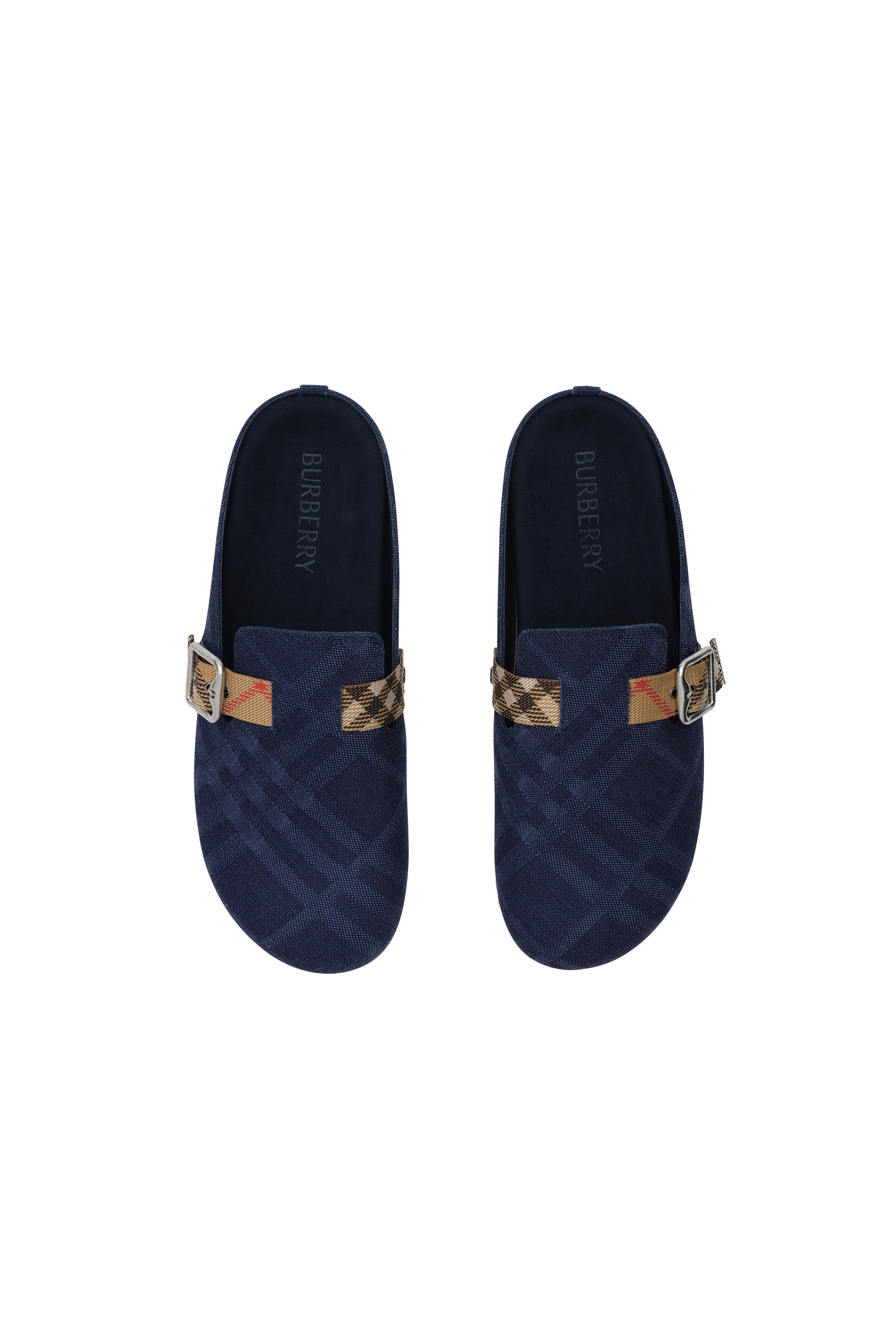Check Denim Urchin Clogs, Alternate, color, Navy