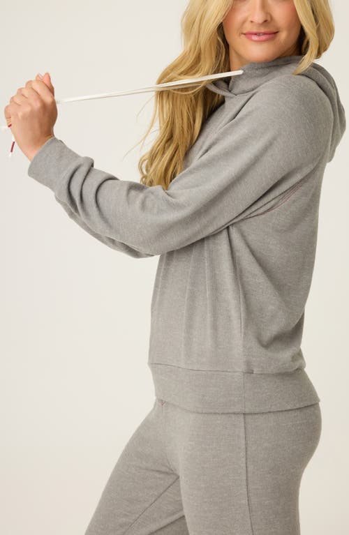 Pj Salvage Hold Your Horses Pajama Hoodie In Gray