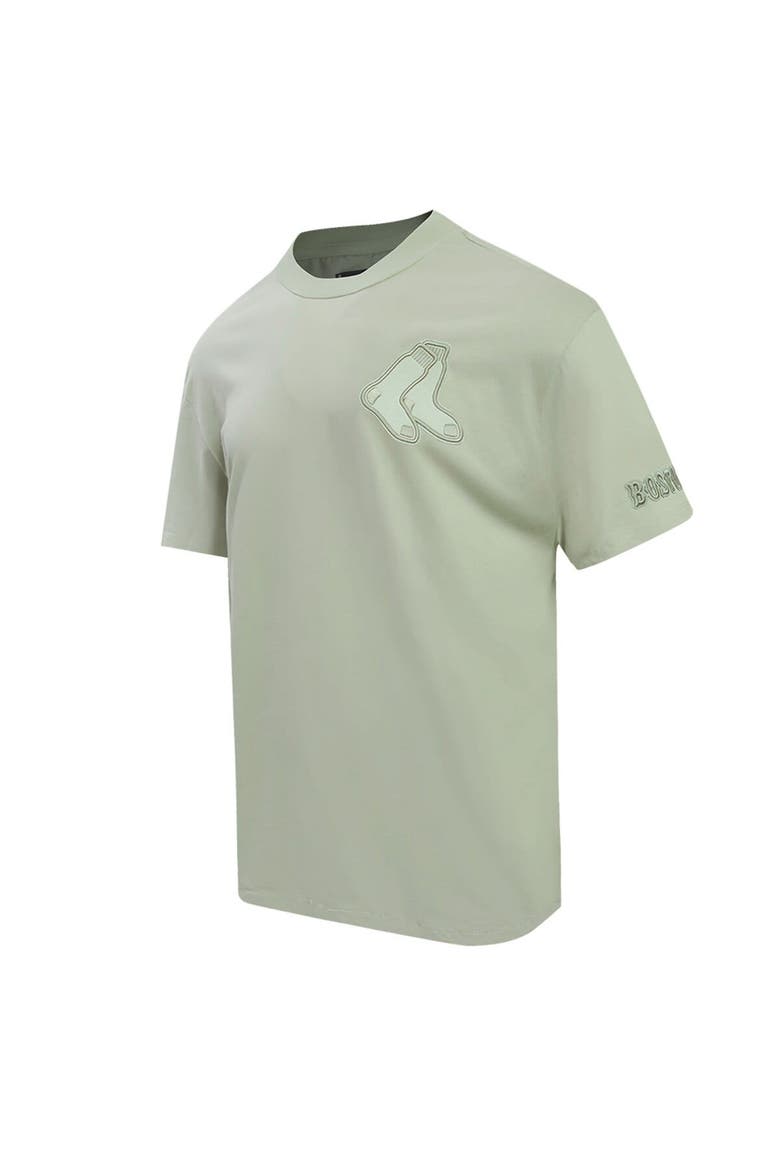 Men's Pro Standard Mint Boston Red Sox Neutral CJ Dropped Shoulders T-Shirt, Alternate, color, Mint