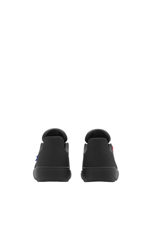 Shop Burberry Bubble Sneakers In Black