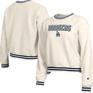 Champion Women's Champion  Cream Los Angeles Dodgers Reverse Weave Sweatshirt