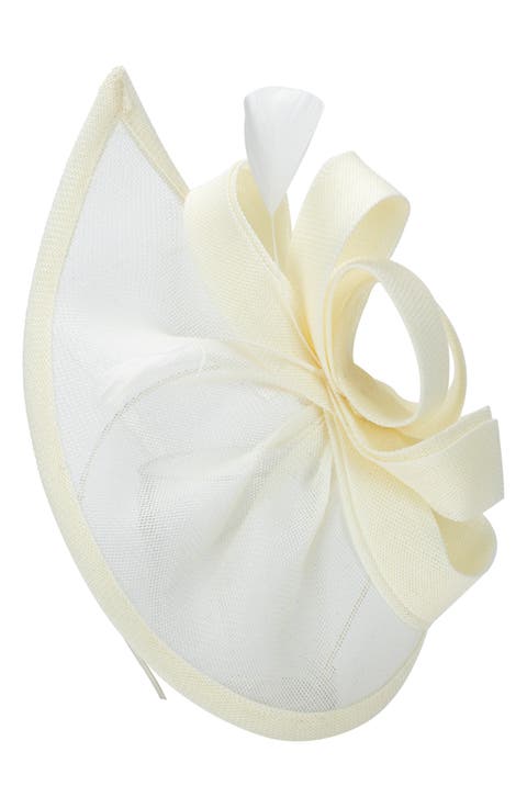 Mesh Fascinator with Feathers