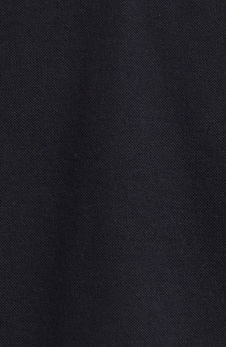 Moncler Kids' Logo Tape Polo, Alternate, color, Black