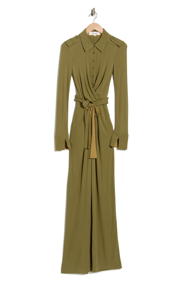 Diane von Furstenberg Jackie Jumpsuit, Main, color, Brussels/ Patina
