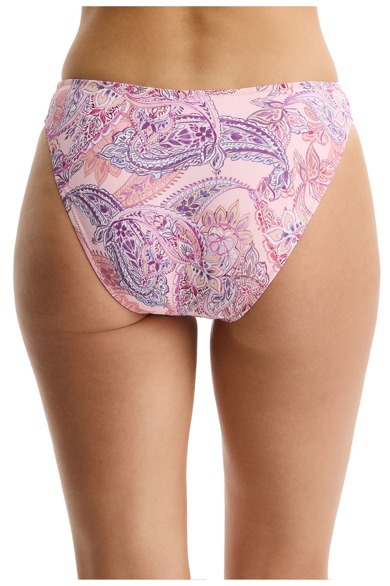 Boho Bloom Classic Mid Rise Swim Bottom, Alternate, color, Pink-Multi