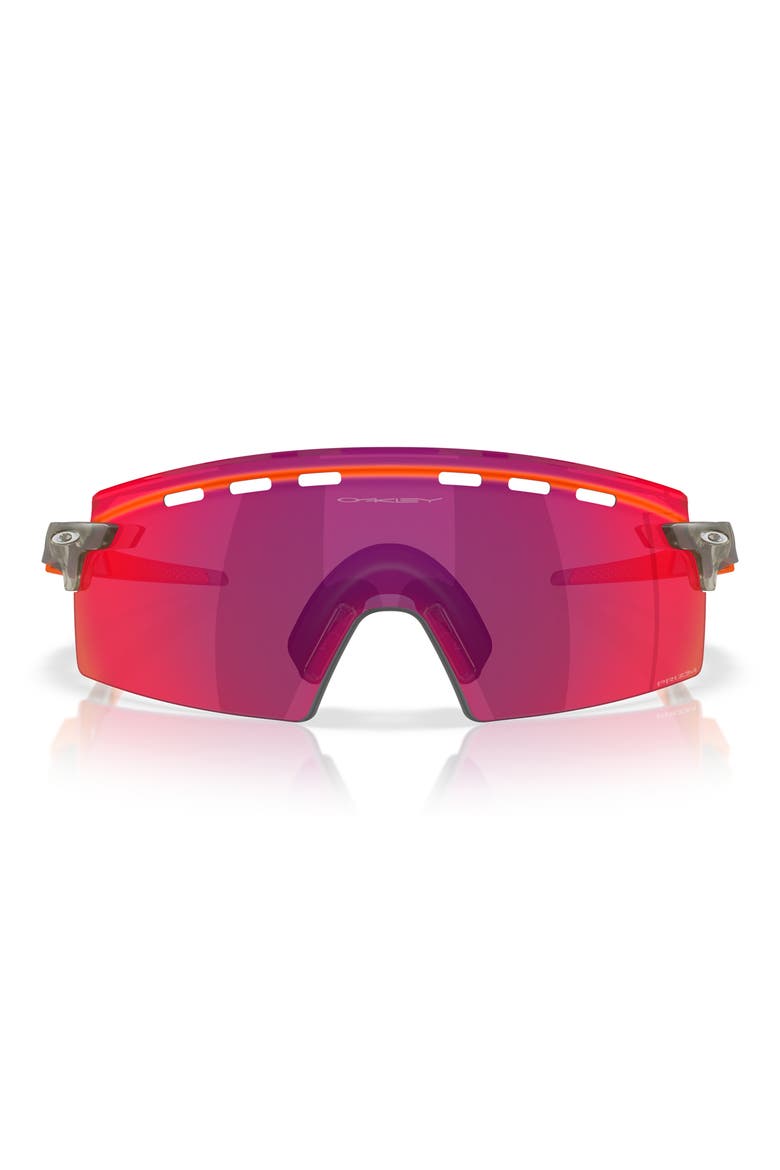 Encoder Strike 39mm Prizm™ Rimless Wrap Shield Sunglasses, Main, color, DARK GREY/PINK